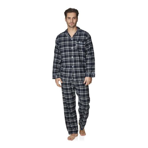 Haigman Brushed Cotton Long Sleeve Pyjama Set